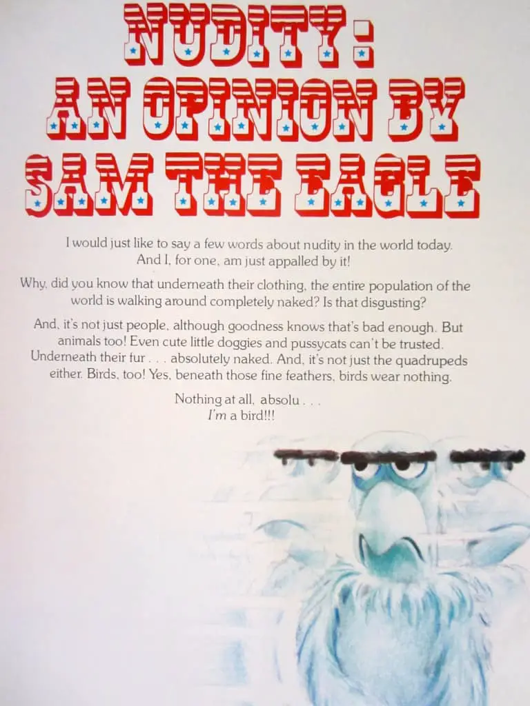 Sam The Eagle On Nudity