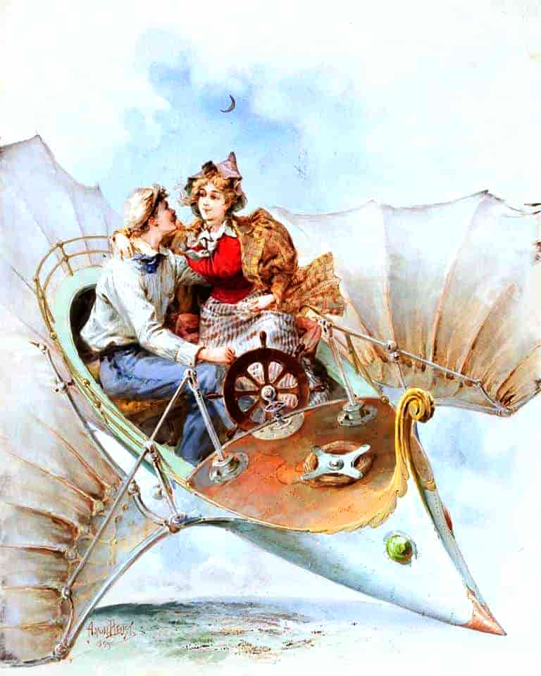 Anton Von Beust The Flying Machine 1895