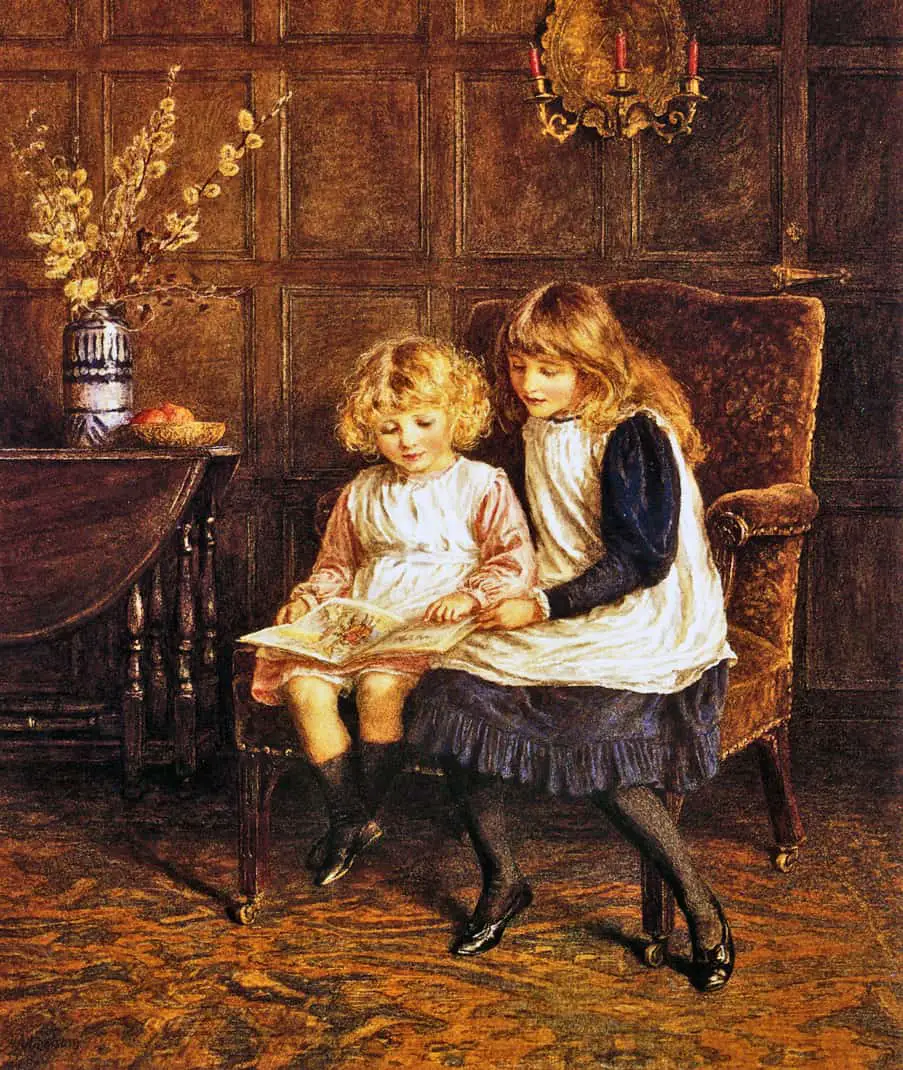 Helen Allingham - The Reading Lesson