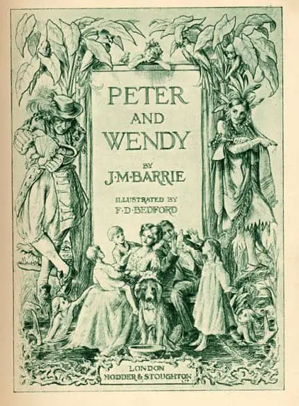 Early Peter Pan cover. Peter Pan considers mothers very overrated.
