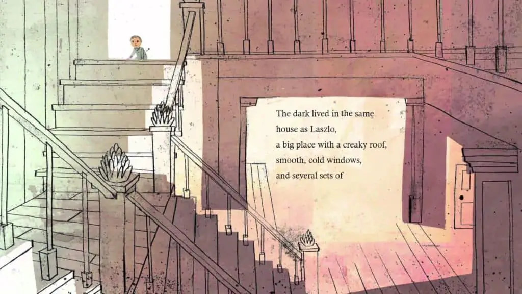 the dark stairs