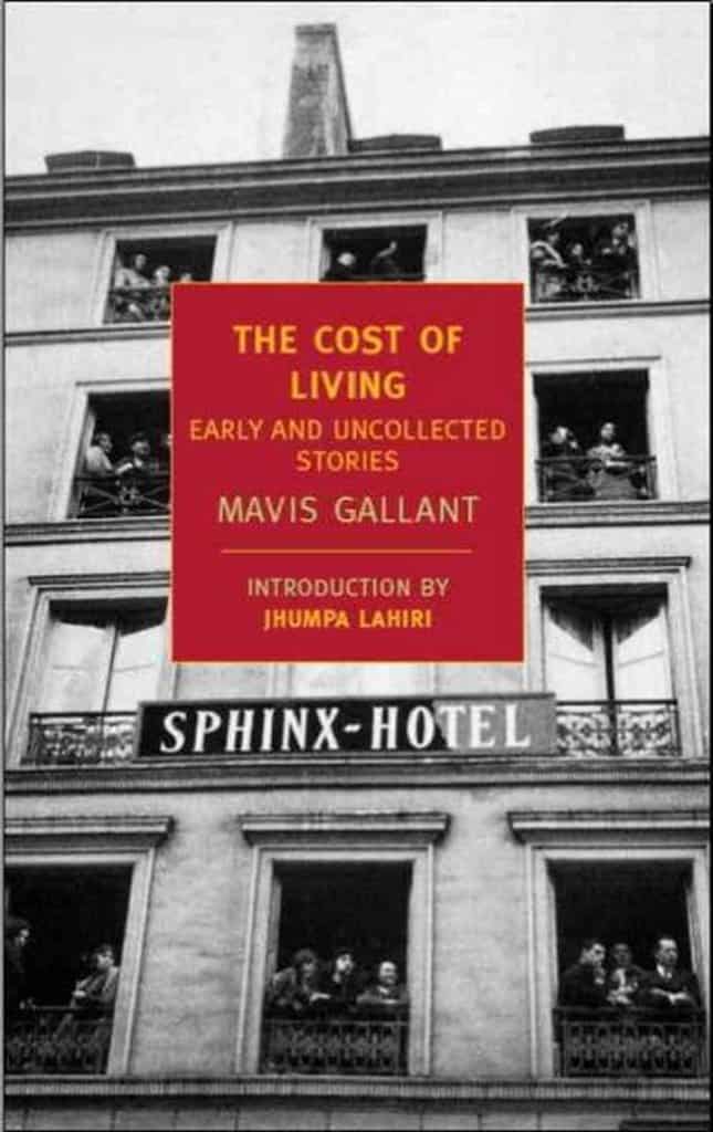 The Cost Of Living Book Cover Mavis Gallant