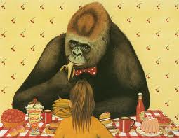 Anthony Browne Gorilla Eating Out
