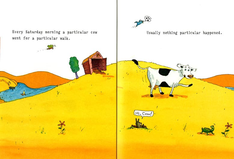 A Particular Cow Double Spread