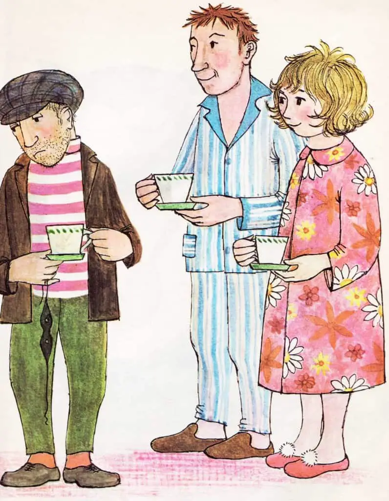 Burglar Holds Tea