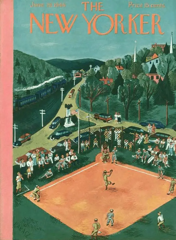 New Yorker Cover June 29 contains the sutton place