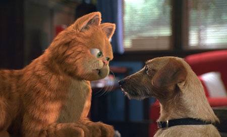 Garfield and Odie