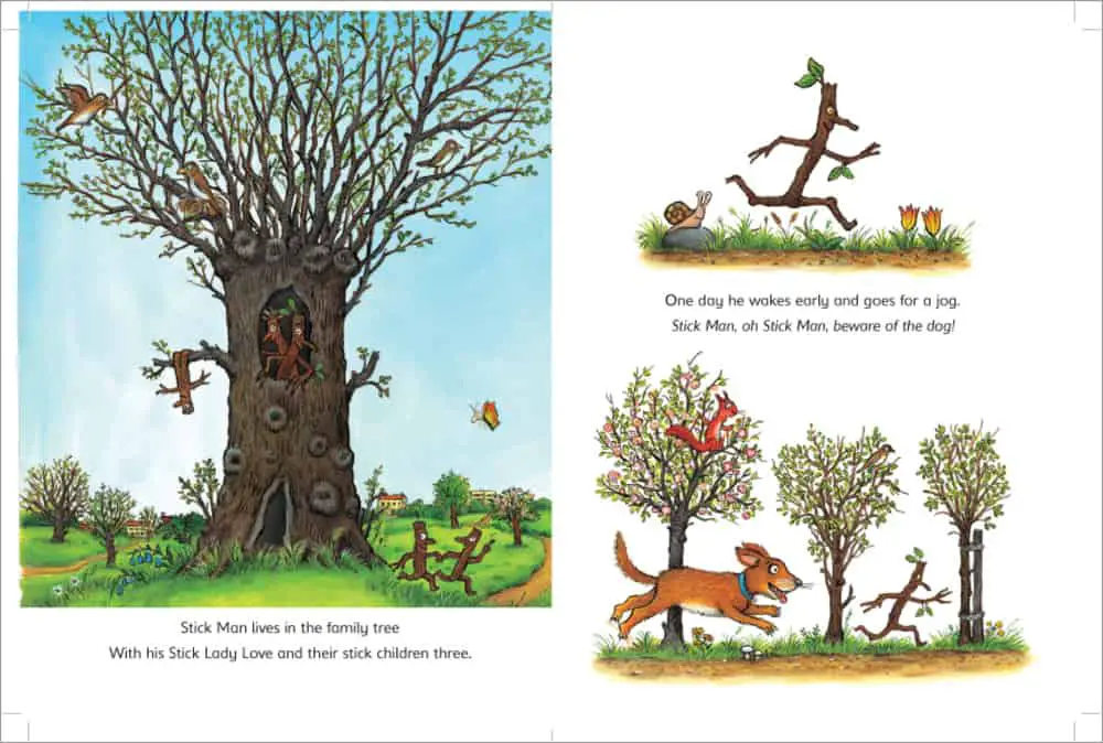 stick man opening spread
