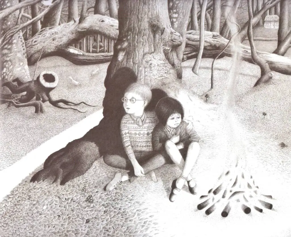 Hansel and Gretel forest details