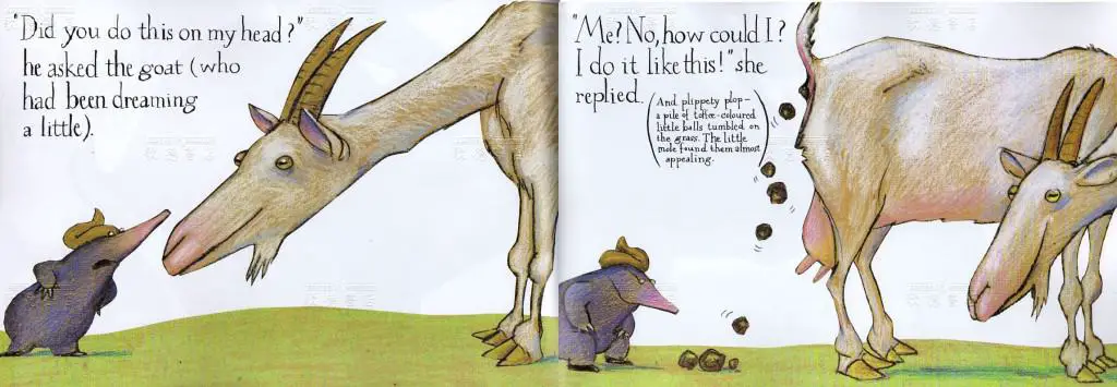 GOAT POOH FROM THE LITTLE MOLE WHO KNEW IT WAS NONE OF HIS BUSINESS