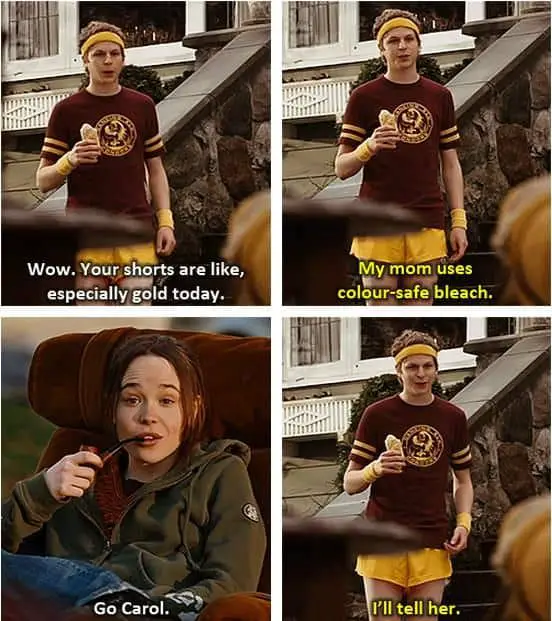 This one line of dialogue lets us know that Juno doesn't think all that much of Carol.