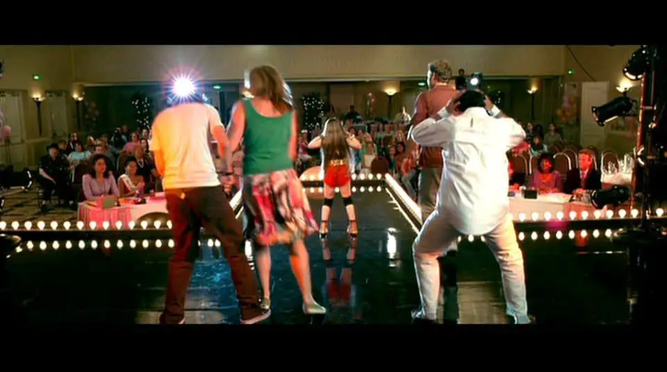 whole family on stage