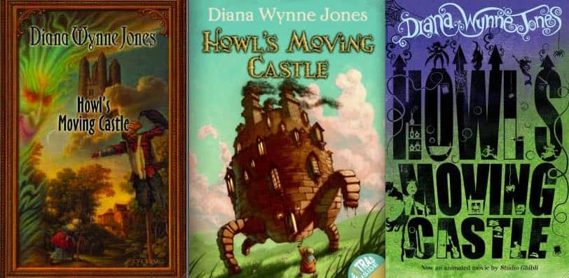 Howl's Moving Castle three book covers