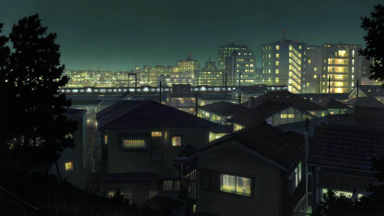a Tokyo 'mountain' scenery with buildings instead of landforms