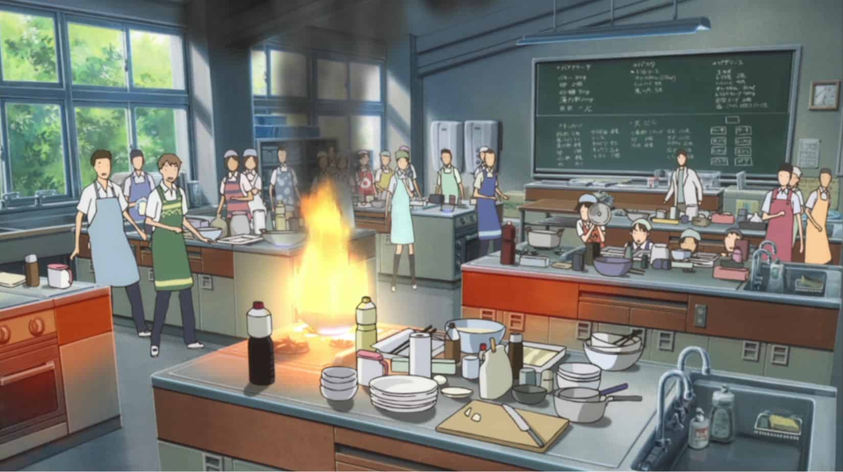 The first fire in The Girl Who Leapt Through Time