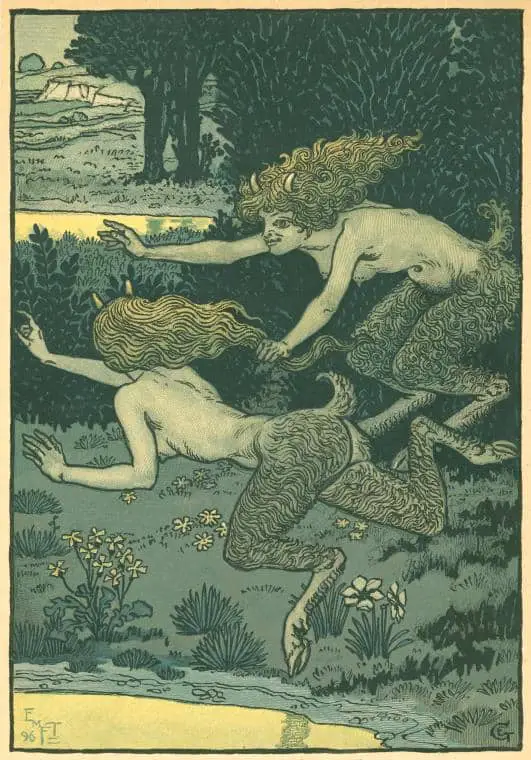 Les petites faunesses (The Little Faunesses) by Eugene Grasset