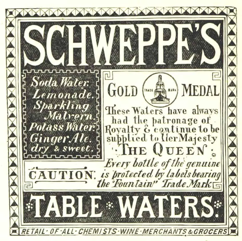 Enid Blyton food drink schweppe's advertisement