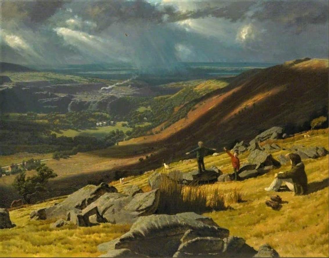 The Kestrel David James Woodford, oil on canvas, 1970s