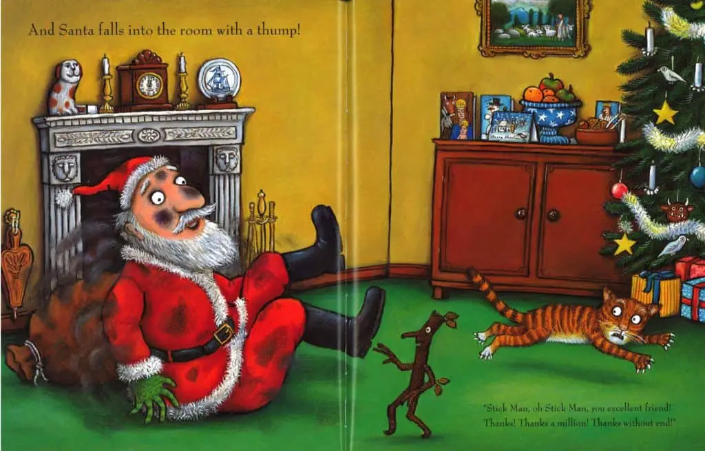 santa stickman