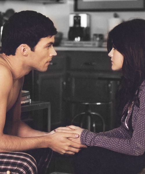 Ezra Aria holding hands