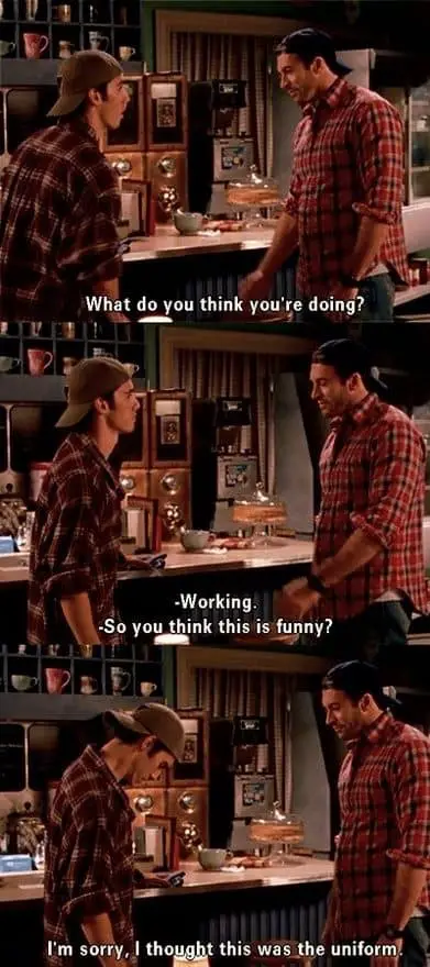 Jessie taking the piss out of Luke