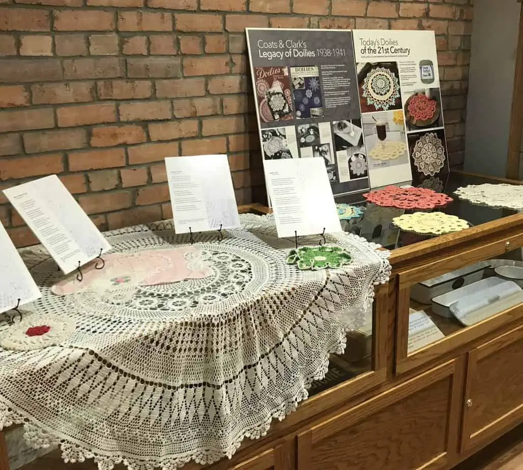 The Celebrate Doilies exhibit at the Spellman Museum, Forney, Texas