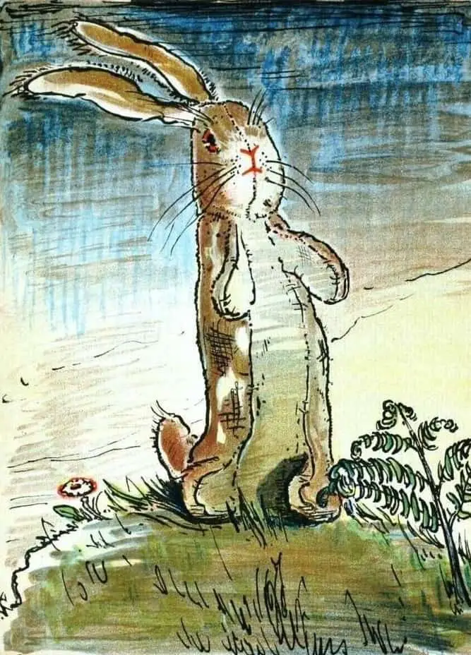 Spring Time by William Nicholson (1872-1949) from The Velveteen Rabbit 1922