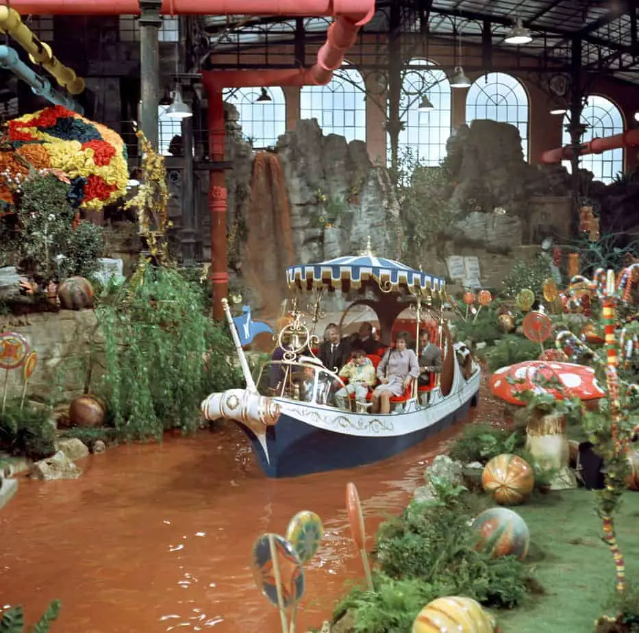 Scene from the 1970s film adaptation of Charlie And The Chocolate Factory