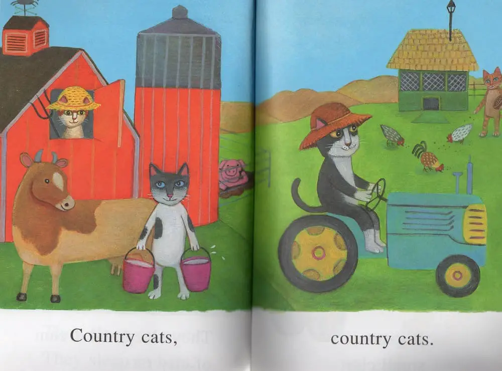 City Cats, Country Cats from the Road To Reading series from Golden Books
