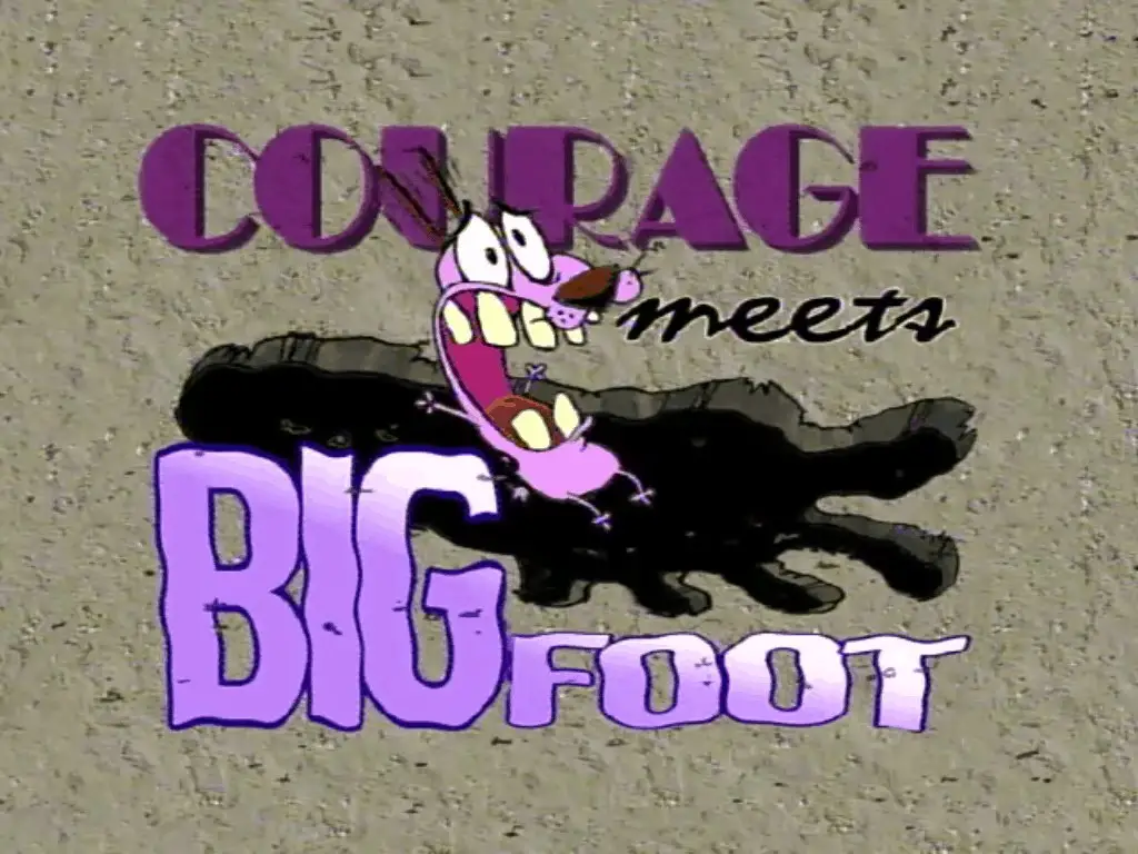 Big Foot Courage The Cowardly Dog
