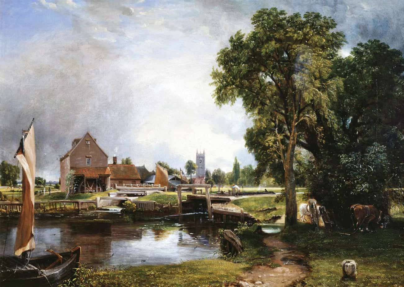 Dedham Lock and Mill 1820 John Constable 1776-1837