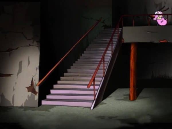 staircase in Courage the Cowardly Dog