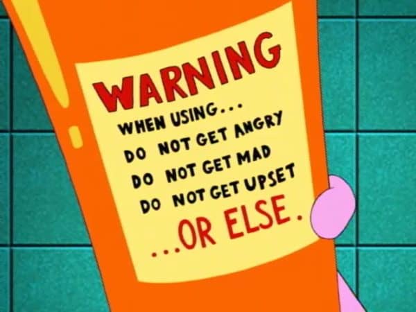 warning