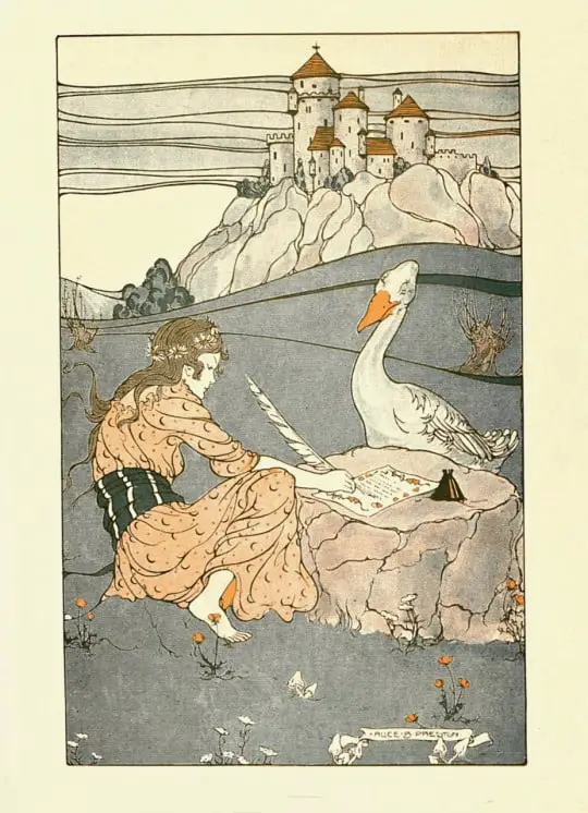 bird swan fairytale