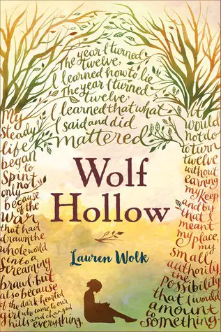 Wolf Hollow cover with writing