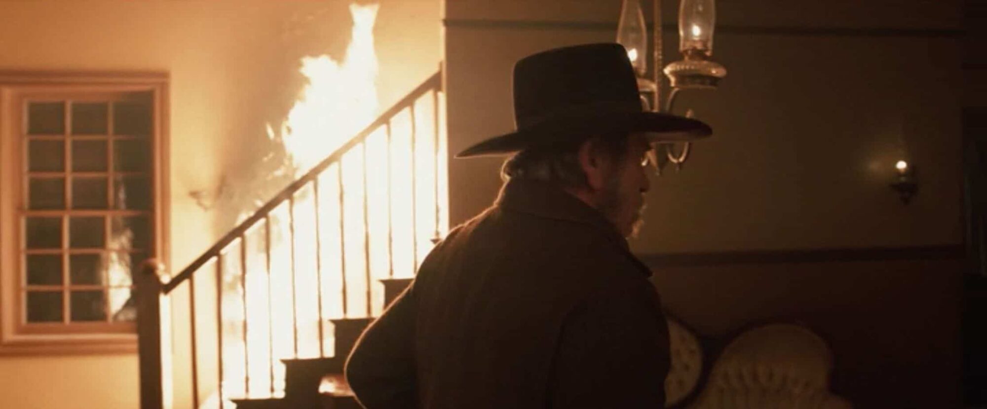 The Homesman hotel fire