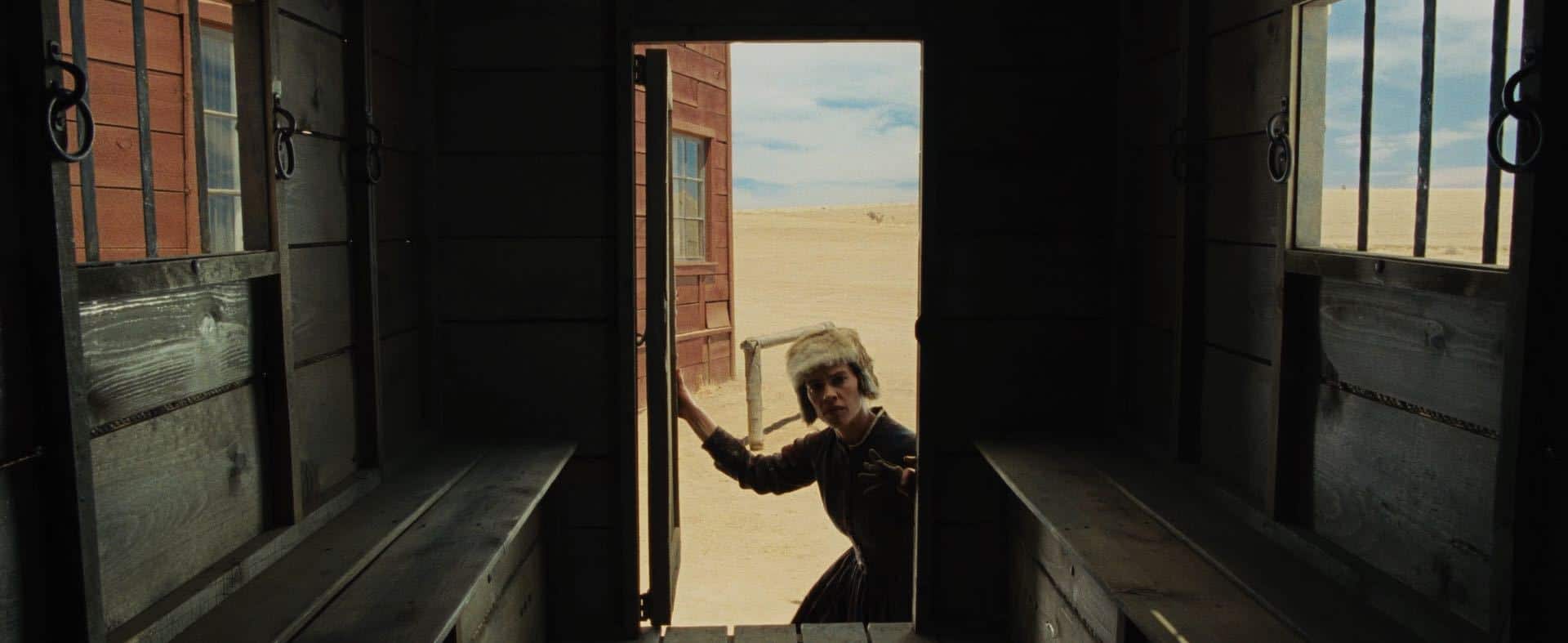 The Homesman empty wagon
