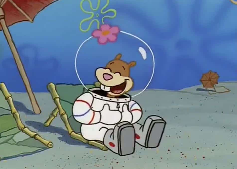 Sandy in Ripped Pants