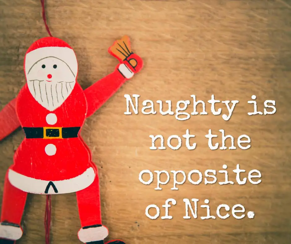 naughty is not the opposite of nice
