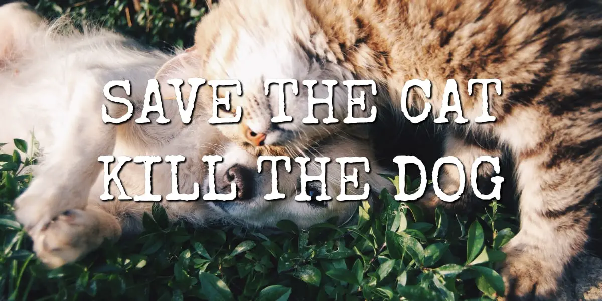 What is the meaning of Save the Cat in storytelling?