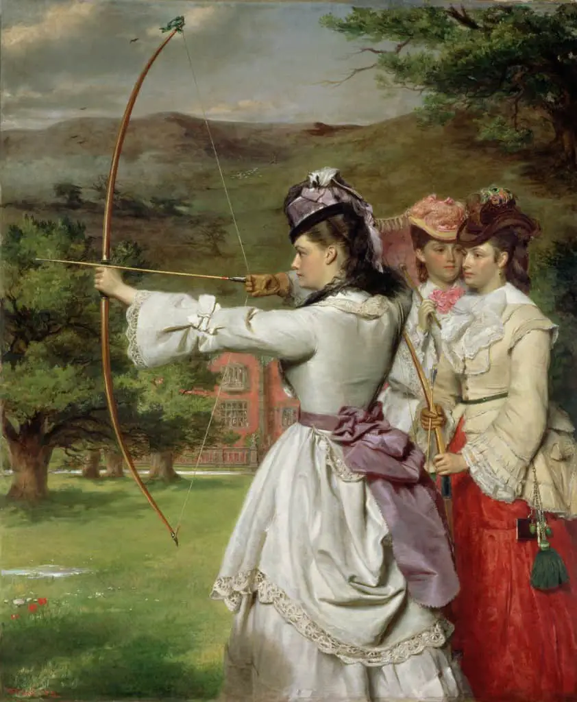 William Powell Frith - The Fair Toxophilites 1872