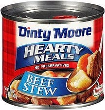 Dinty Moore beef stew