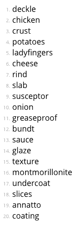 layer related to meat