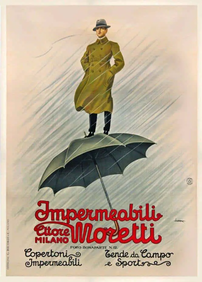 Poster by Leopoldo Metlicovitz, circa 1930