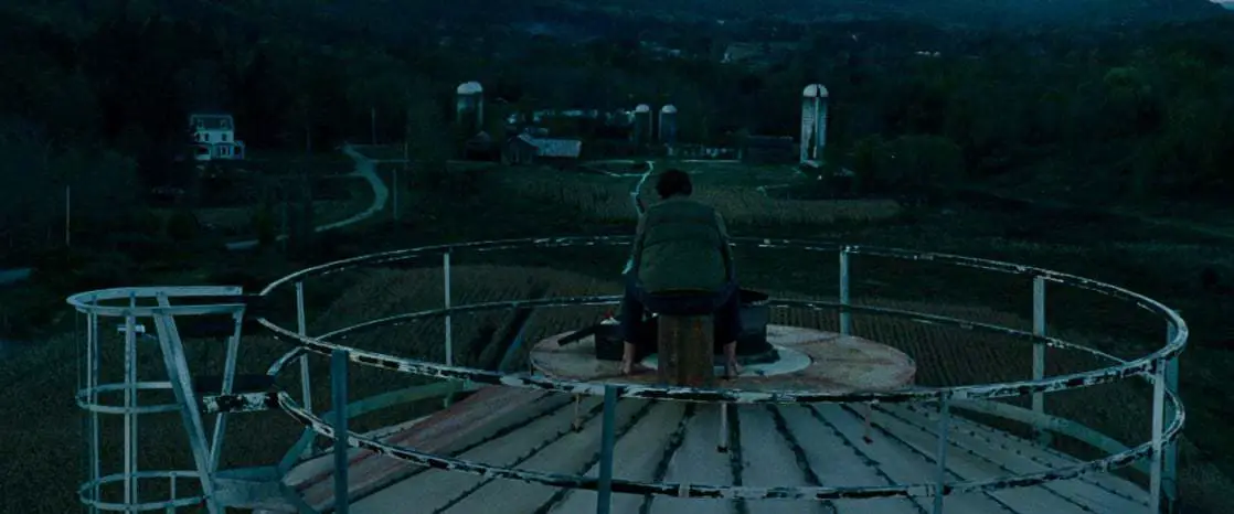 on top of the silo in A Quiet Place