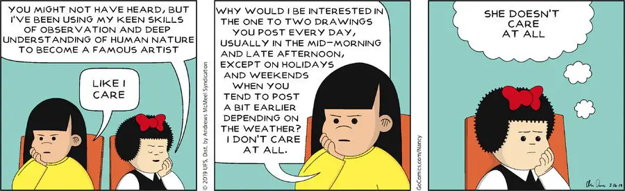 Nancy instagram relatable