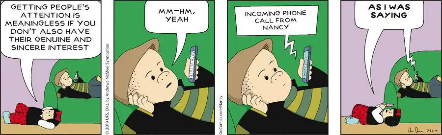 Nancy sincere interest
