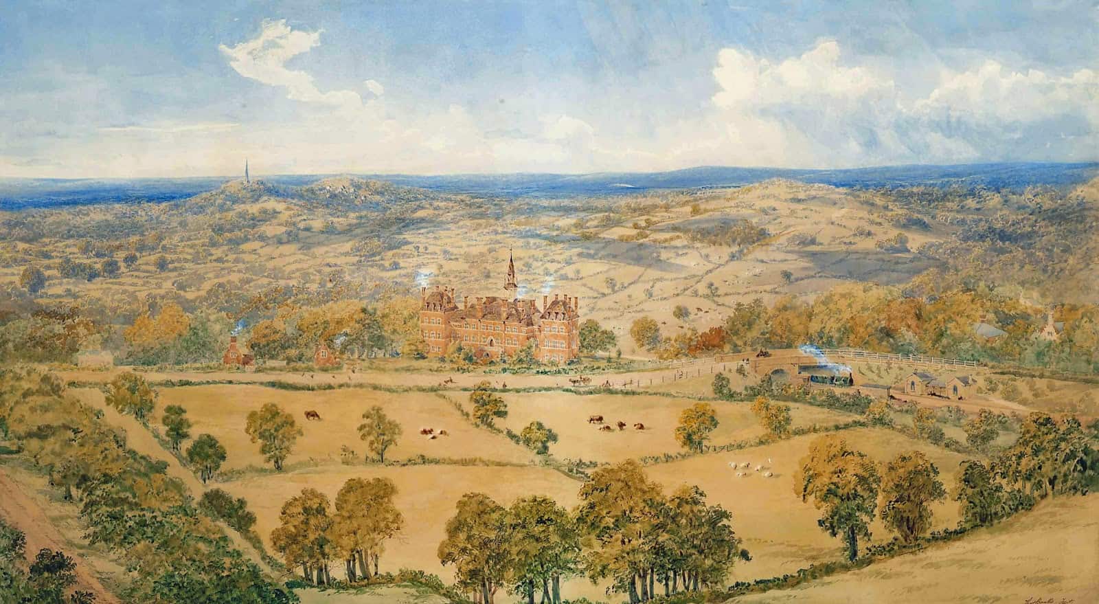 Thomas J. Banks - A Country House, in an Extensive Landscape