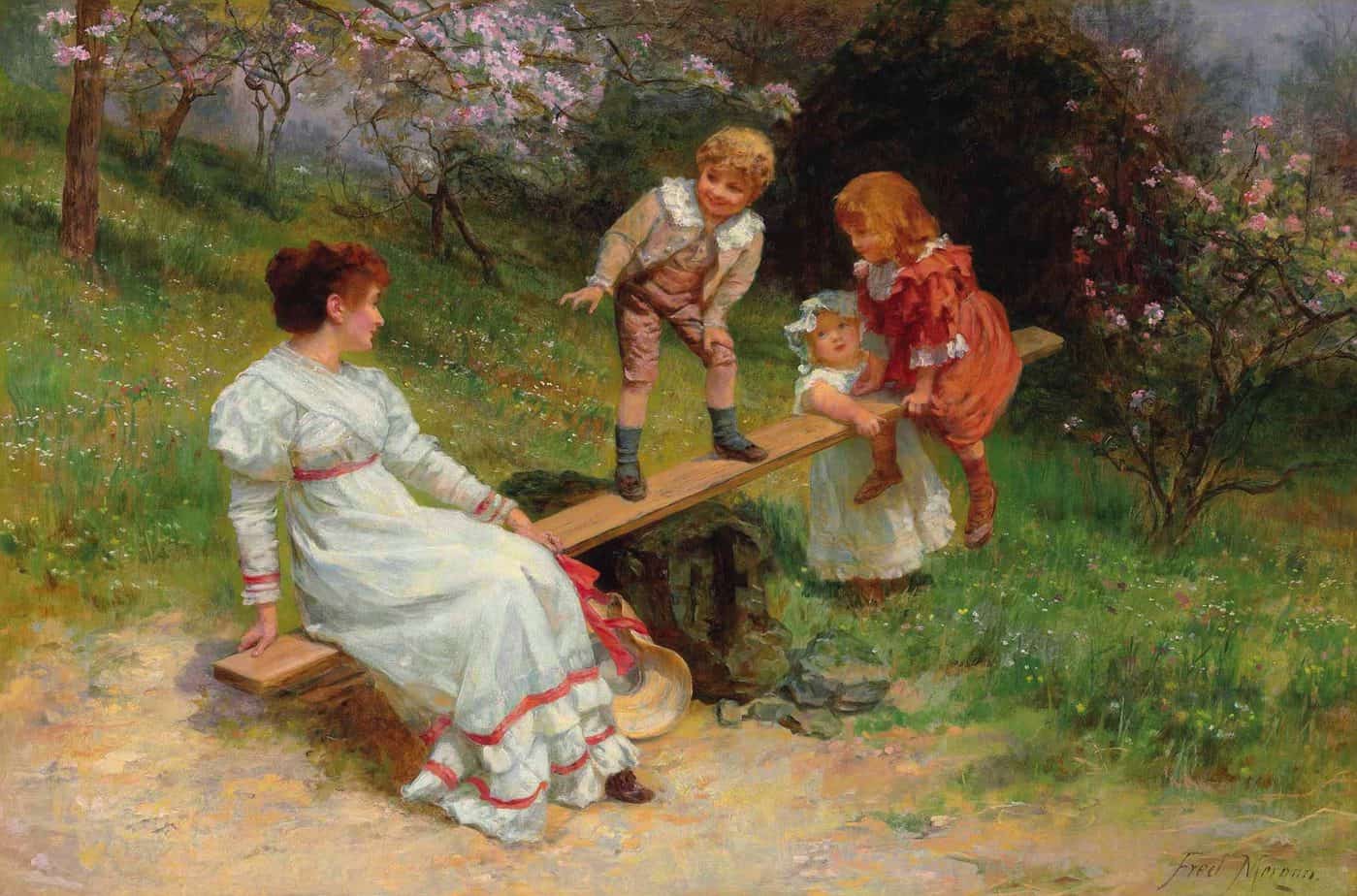 See Saw by Frederick Morgan