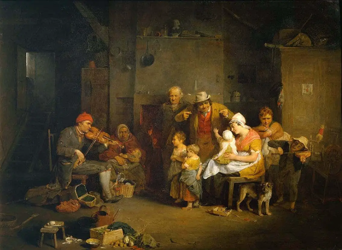 The Blind Fiddler 1806 Sir David Wilkie 1785-1841 Presented by Sir George Beaumont Bt 1826